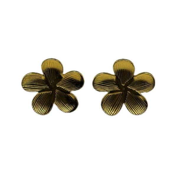 Fleur Stud Earrings – Gold