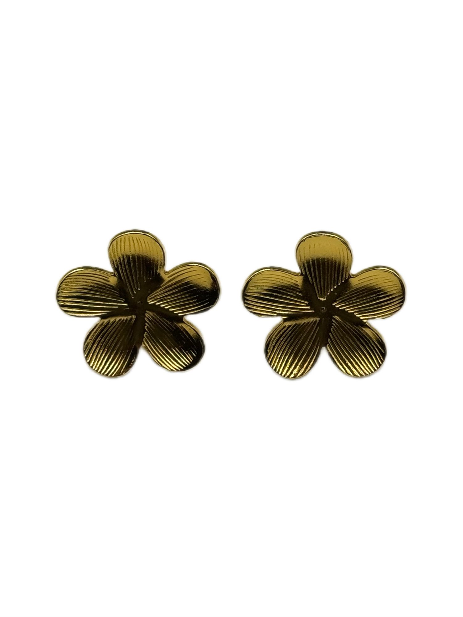 Fleur Stud Earrings – Gold